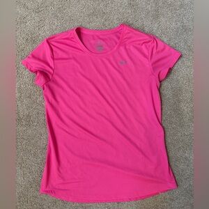 Nike Women's Vibrant Pink Short Sleeve Tee